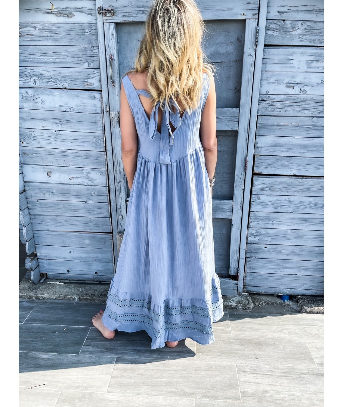 robe bleu lavande